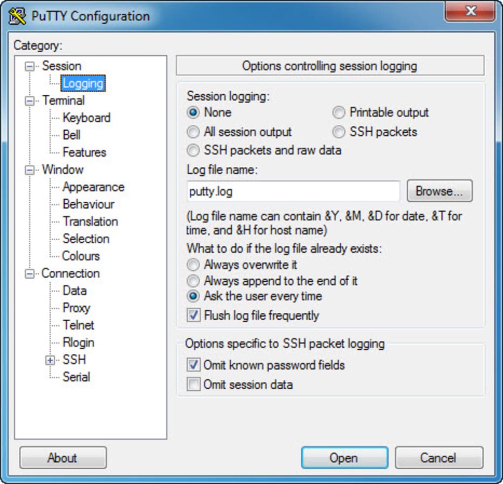 اضغط على الصورة لعرض أكبر

الاسم: putty-screenshot.jpg
الحجم: 158.0 كيلوبايت
رقم التعريف: 223623